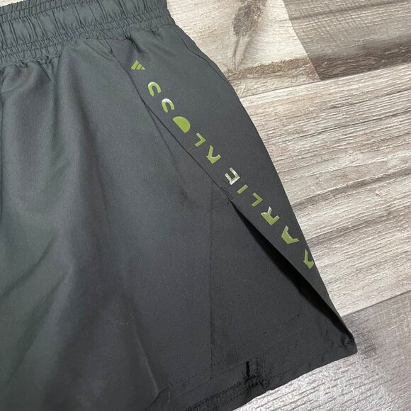 Adidas x Karlie Kloss Athletic Mid Rise Loose Running Shorts Black NWT Size S - Picture 4 of 9